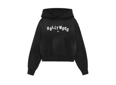 AMIRI Women'S Hollywood Hoodie "Faded Black"