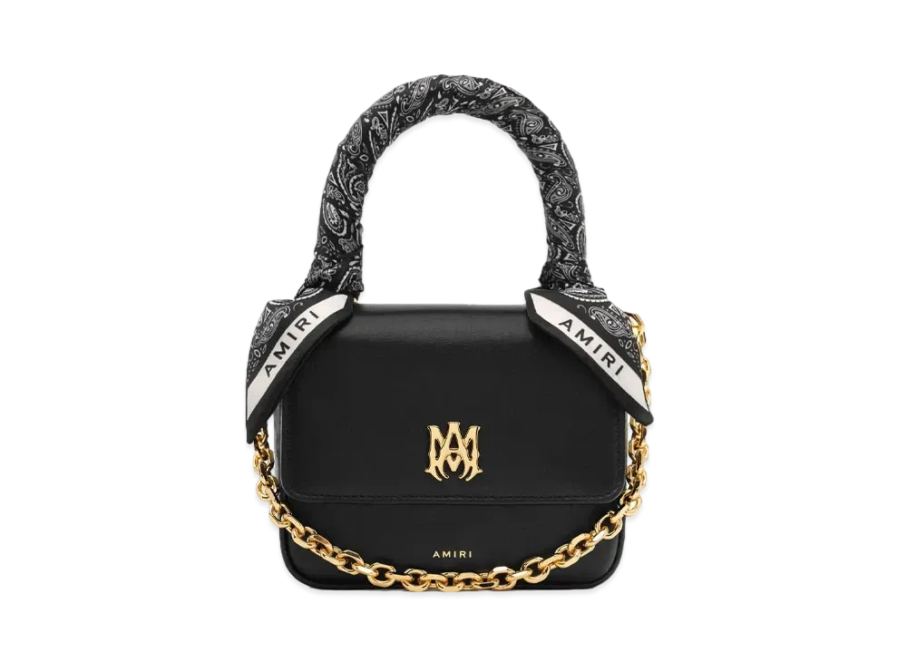 AMIRI Women'S Micro MA Bag With Chain Handle "Black"