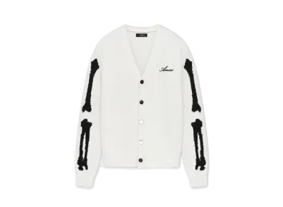 AMIRI Bones Cardigan "White"