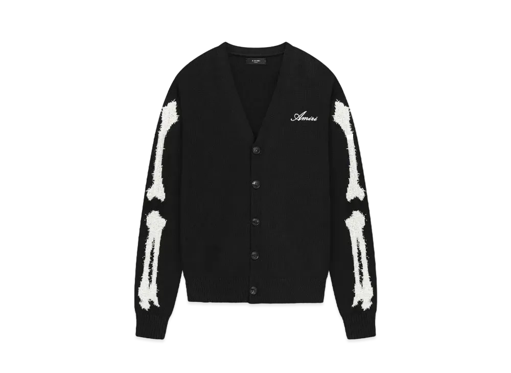 AMIRI Bones Cardigan "Black"