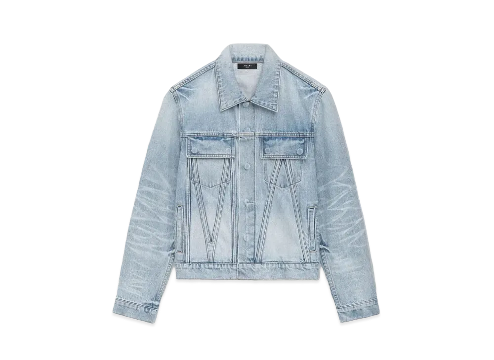 AMIRI Japanese Selvedge Trucker "Perfect Indigo"