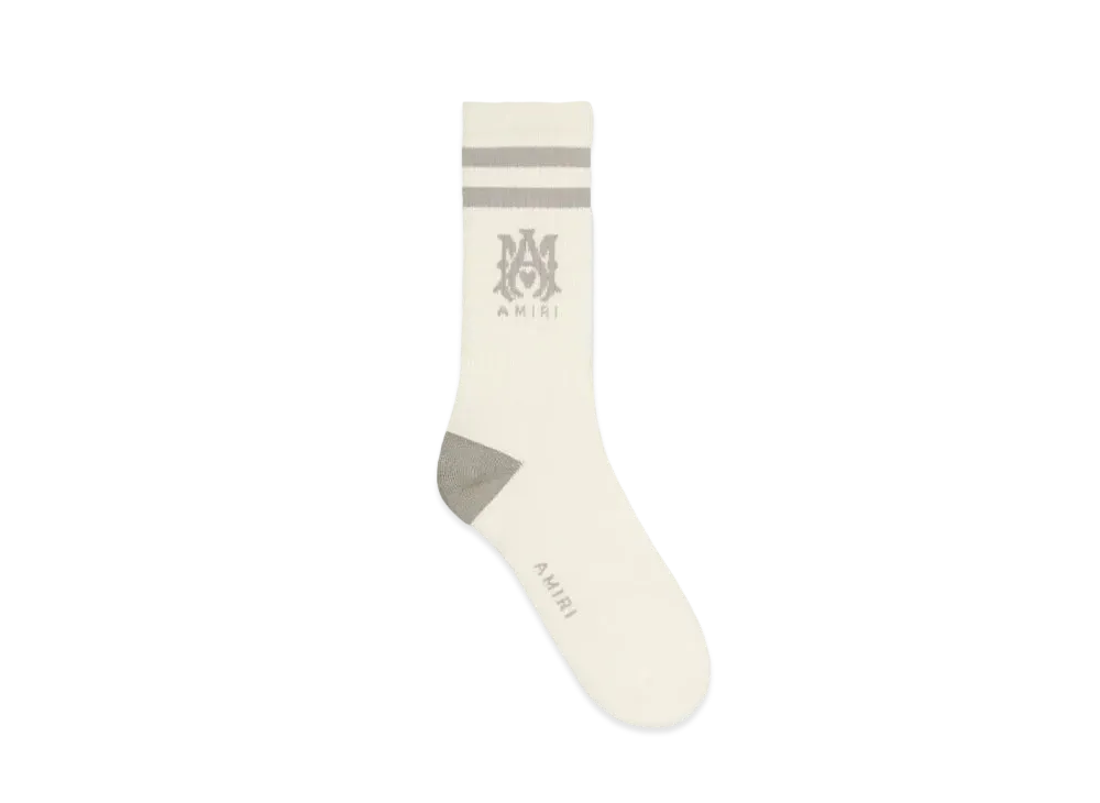 AMIRI MA Stripe Sock "Alabaster"