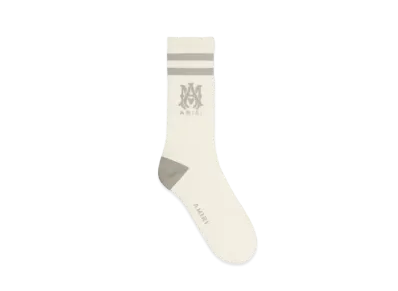 AMIRI MA Stripe Sock "Alabaster"