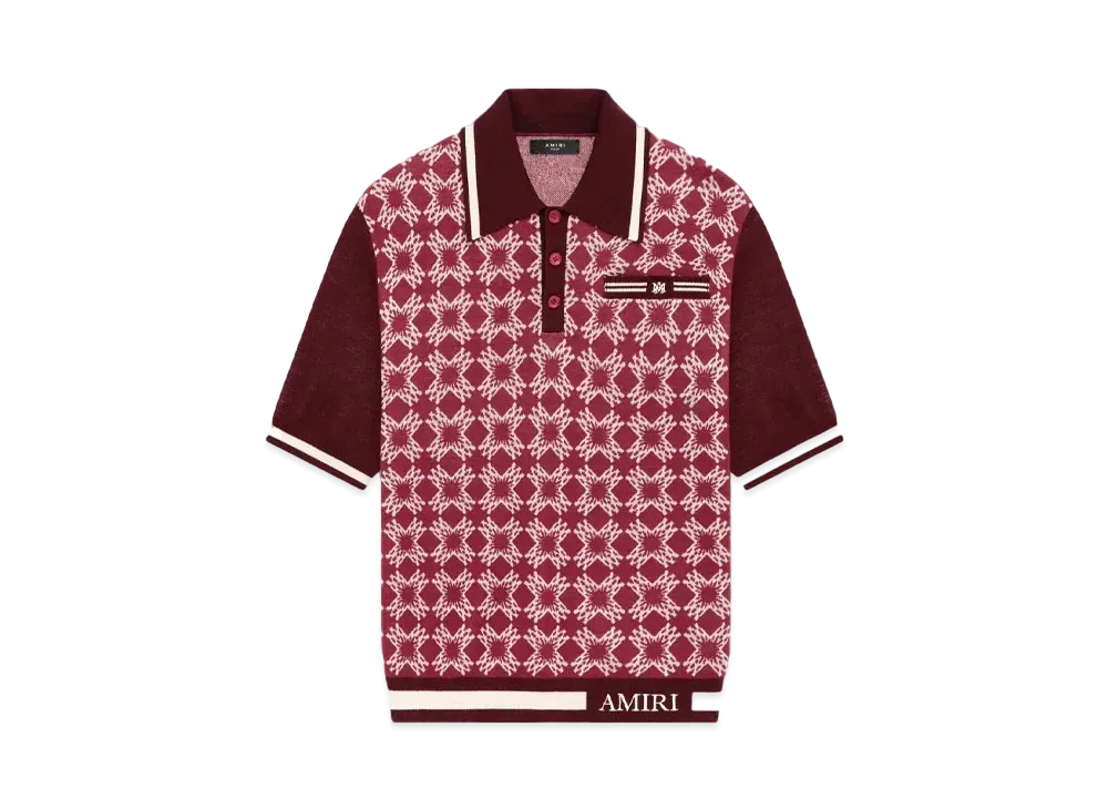 AMIRI MA Quad Polo "Red"