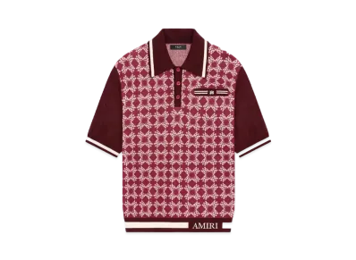AMIRI MA Quad Polo "Red"