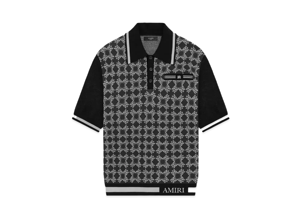 AMIRI MA Quad Polo "Dark Grey"