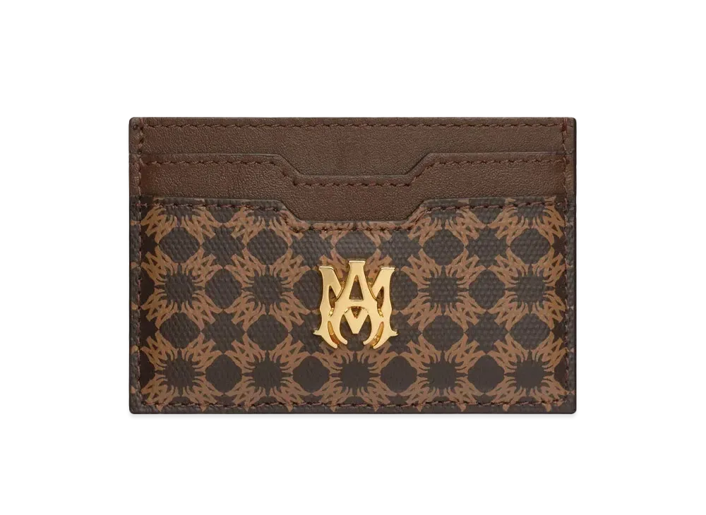 AMIRI MA Quad Card Holder "Brown"