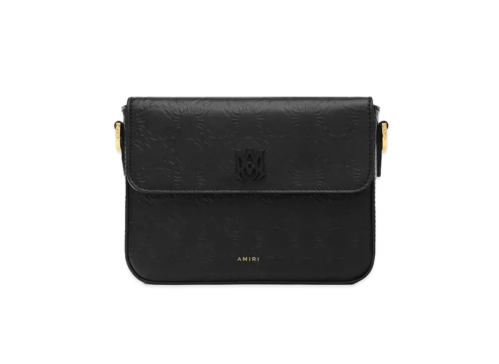 AMIRI MA Quad Leather Crossbody "Black"