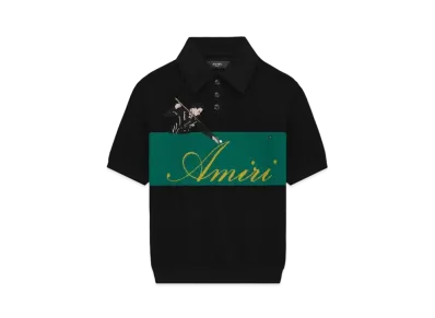 AMIRI Billiards Polo "Black"