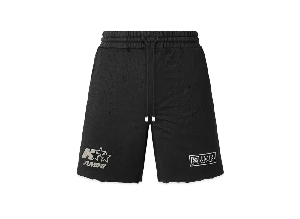 AMIRI Mesh Basketball Short "Black"