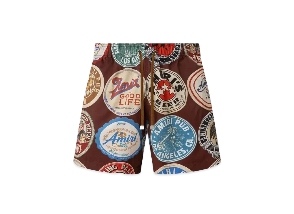 AMIRI Coasters Swim Trunk "Chocolate"