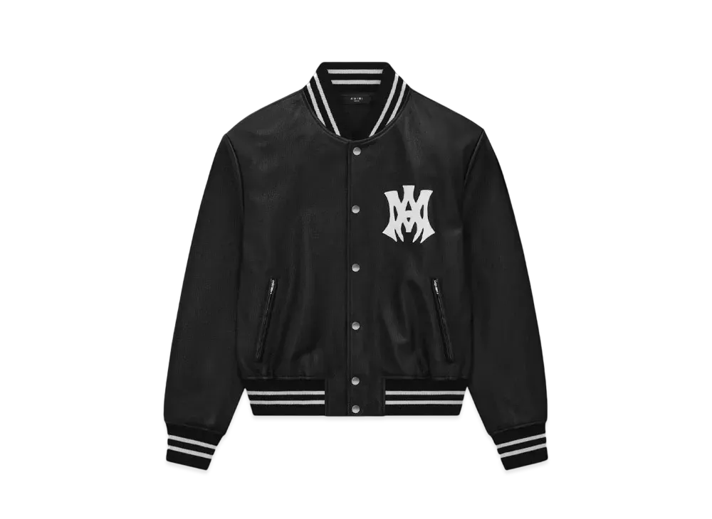AMIRI MA Hollywood Leather Bomber "Black"