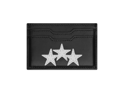 AMIRI Three Star Leather Card Holder "Black"
