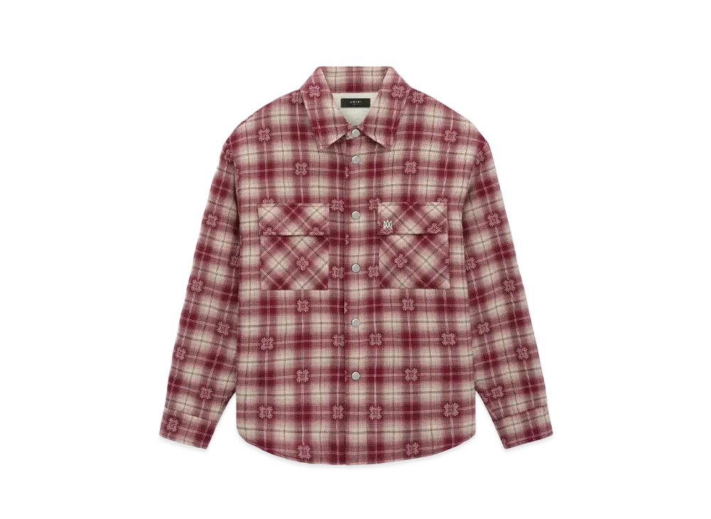 AMIRI Padded Overshirt "Deep Red"