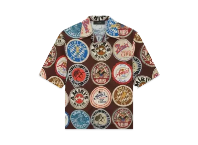 AMIRI Coasters Bowling Shirt "Chocolate"