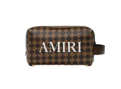 AMIRI MA Quad Dopp Kit "Chocolate"