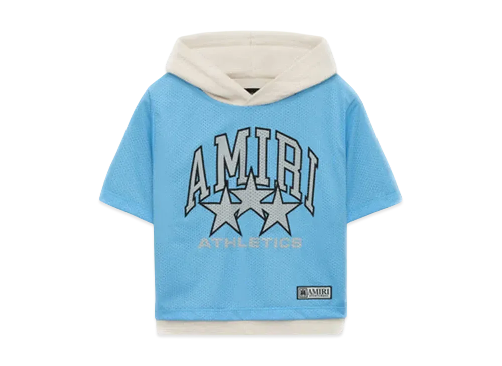AMIRI Kids' Amiri Star Hoodie "Ocean Sky"