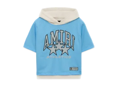 AMIRI Kids' Amiri Star Hoodie "Ocean Sky"