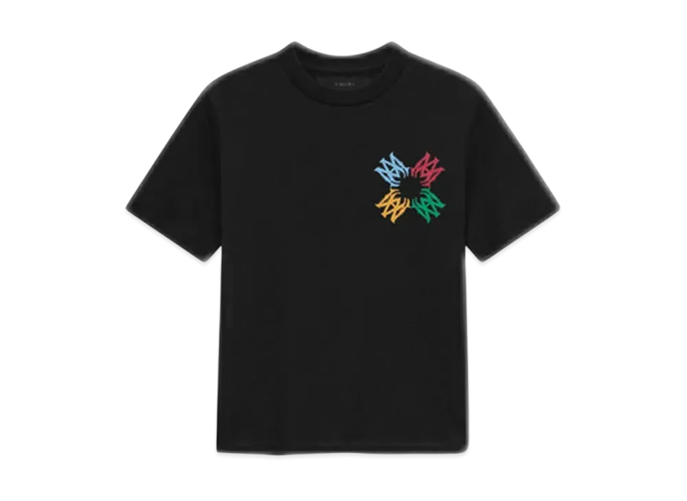 AMIRI Kids' Ma Quad Scribble Tee "Black"