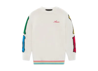 AMIRI Kids' Bones Dress "Alabaster"