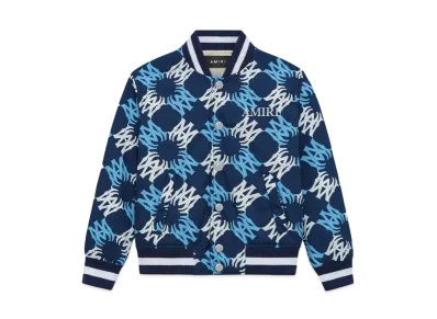 AMIRI Kids' Ma Quad Bomber "Midnight Blue"