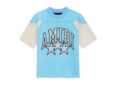 AMIRI Kids' Amiri Star Tee "Pacific Blue"