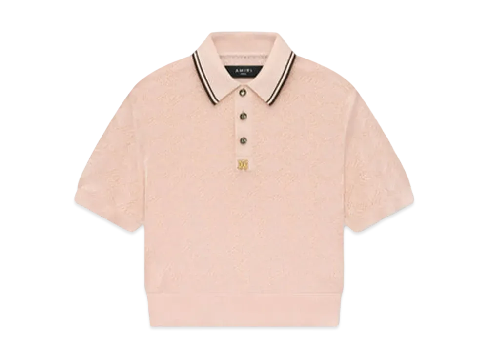 AMIRI Women's Ma Quad Polo "Blush"