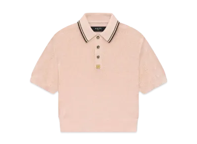 AMIRI Women's Ma Quad Polo "Blush"