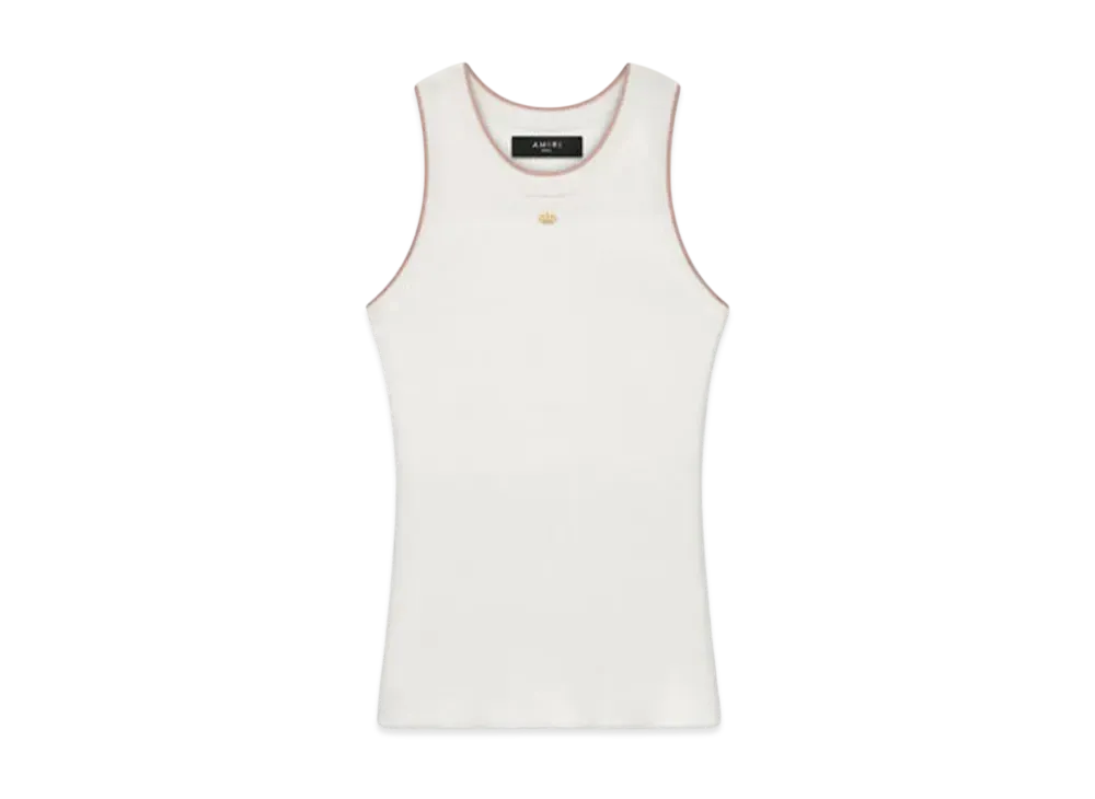 AMIRI Women's Open Back Tank "Vintage Pink"