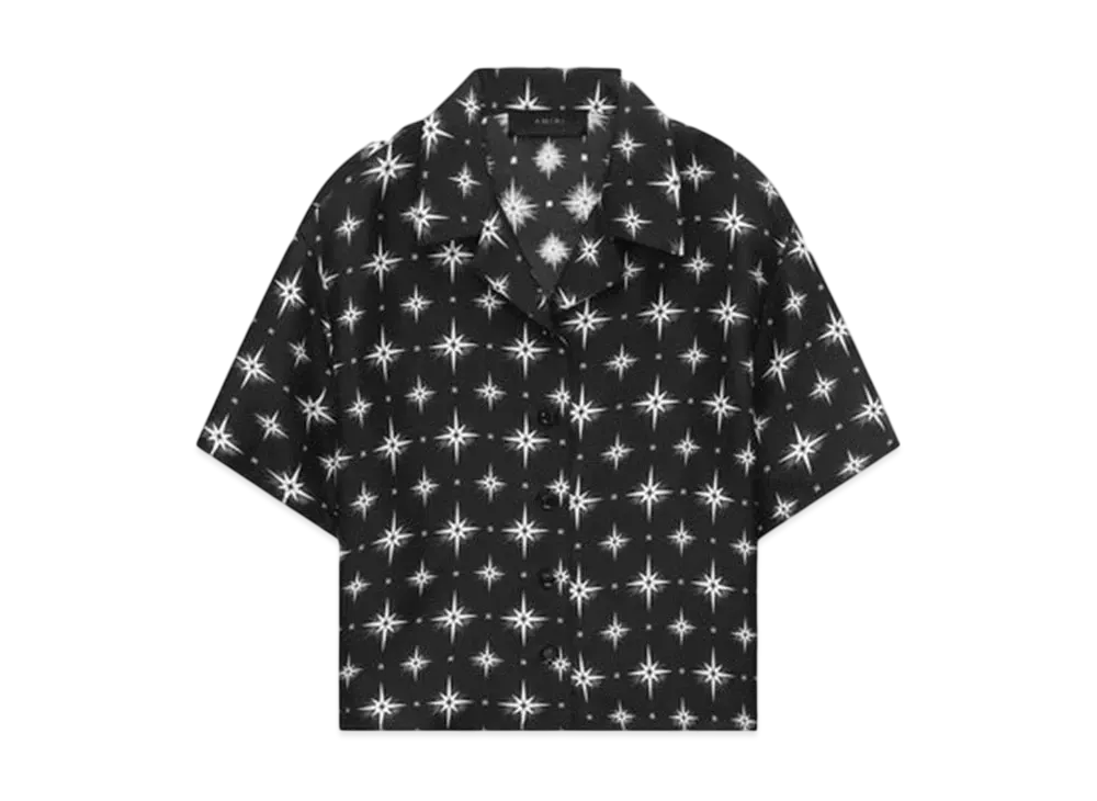 【AMIRI】 スターバーストオーバーサイズTシャツ Amiri Kid's Logo Star Athletics T-Shirt, Size 4-12 | Neiman