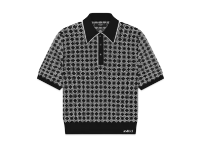 AMIRI Ma Quad Polo "Black"