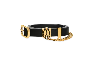 AMIRI Ma 2Cm Chain Belt "Black Gold"