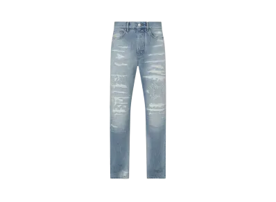 AMIRI Ma Quad Repaired Straight Jean "Surf Indigo"