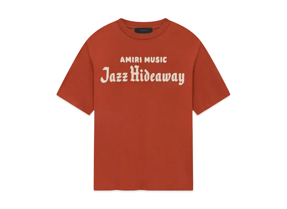 AMIRI Jazz Hideaway Tee "Burnt Orange"