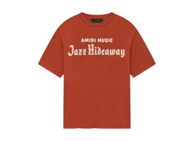 AMIRI Jazz Hideaway Tee "Burnt Orange"