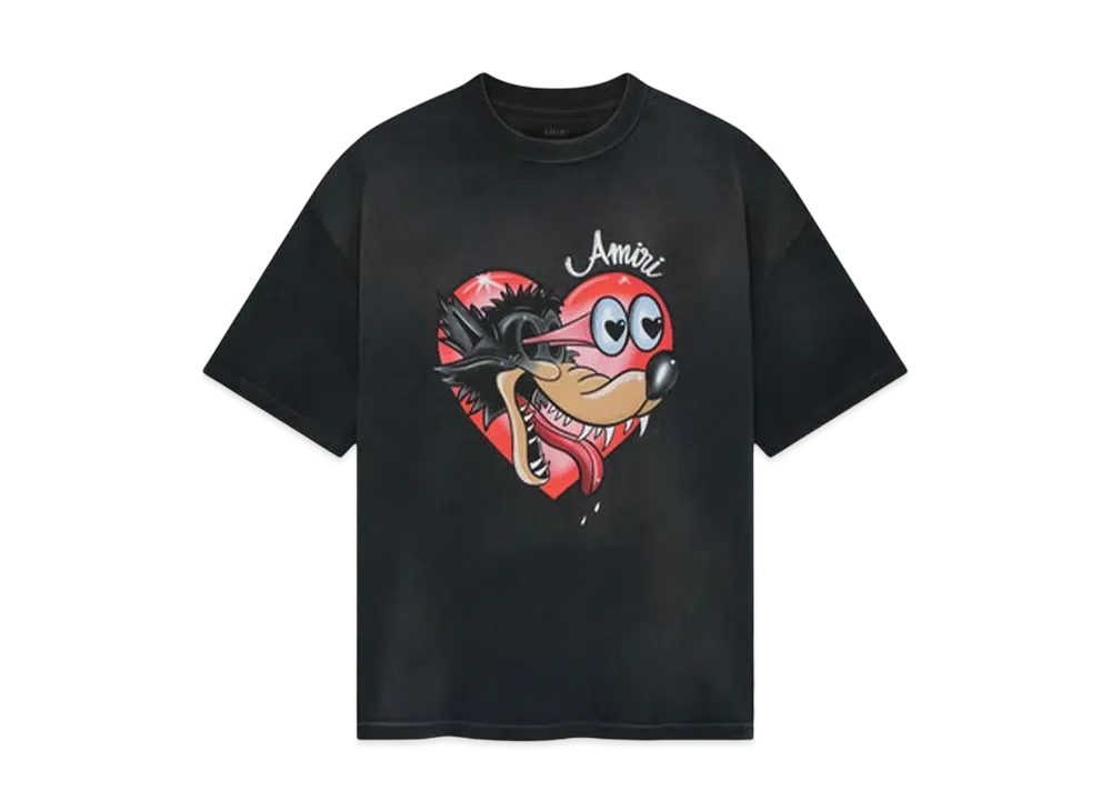 AMIRI Hopeless Romantic Oversized Tee "Black"