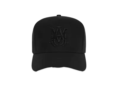 AMIRI Ma Crystal Canvas Hat "Black"