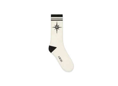 AMIRI Starburst Sock "Alabaster"