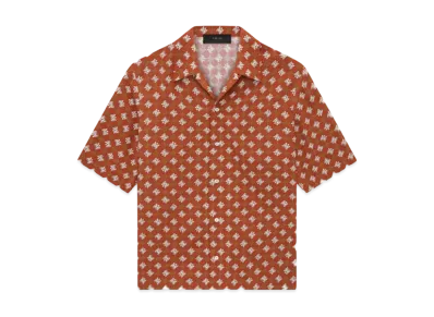 AMIRI Ma Quad Camp Shirt "Burnt Orange"