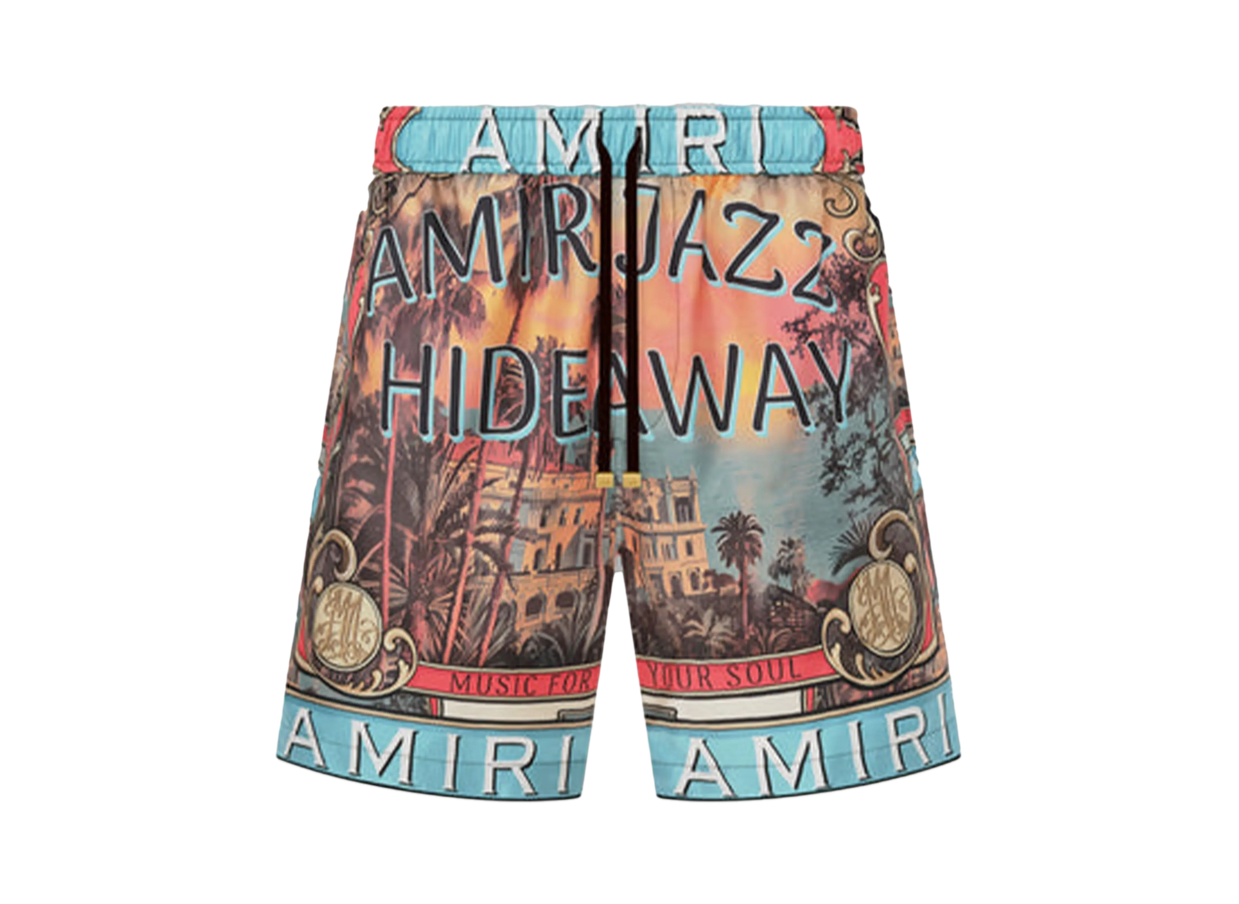 AMIRI Jazz Hideaway Short "Mulch"