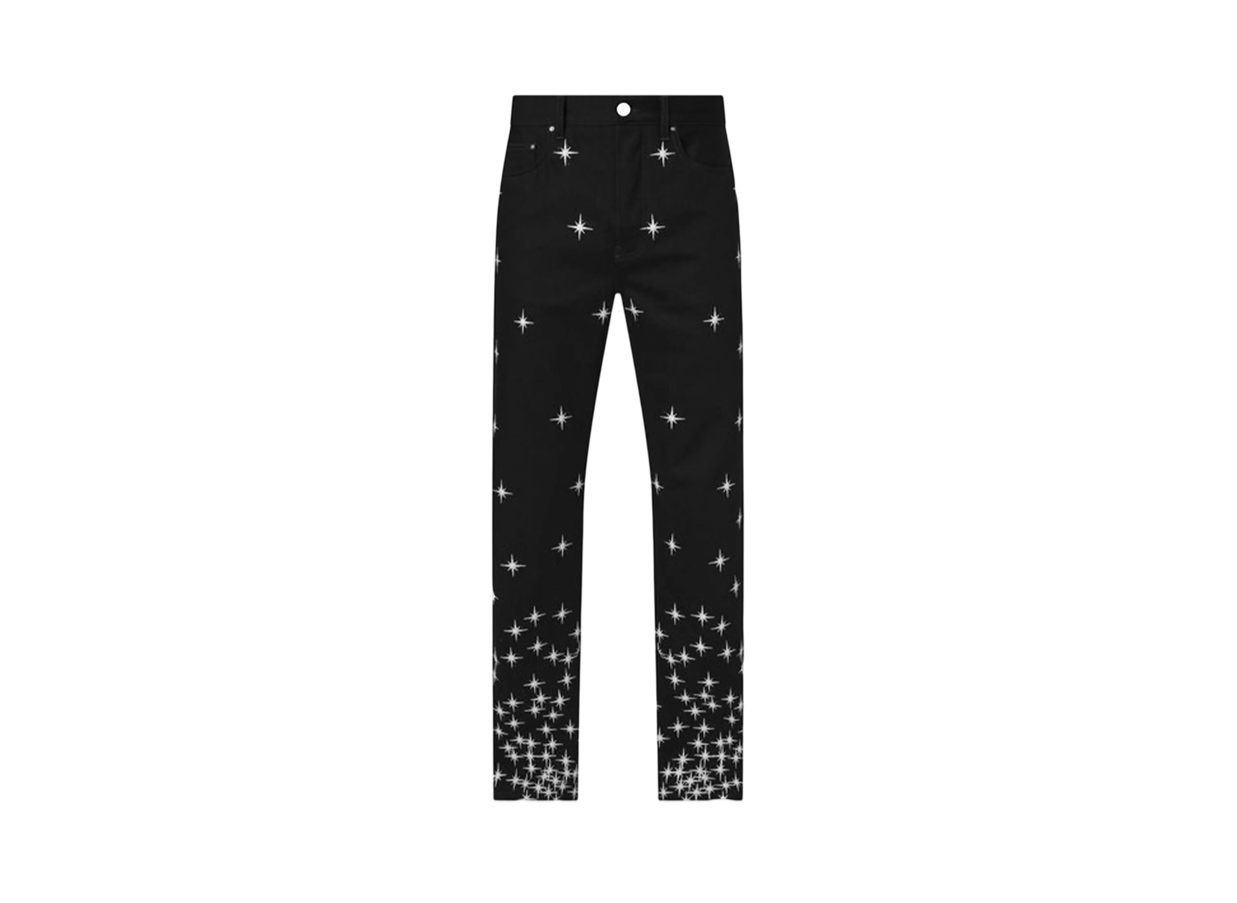 AMIRI Starburst Crystal Straight Jean "Black Od"