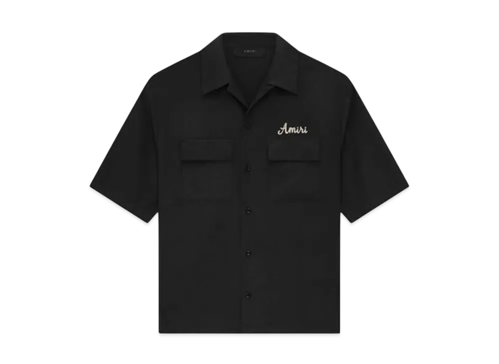 AMIRI Jazz Wolf Camp Shirt "Black"