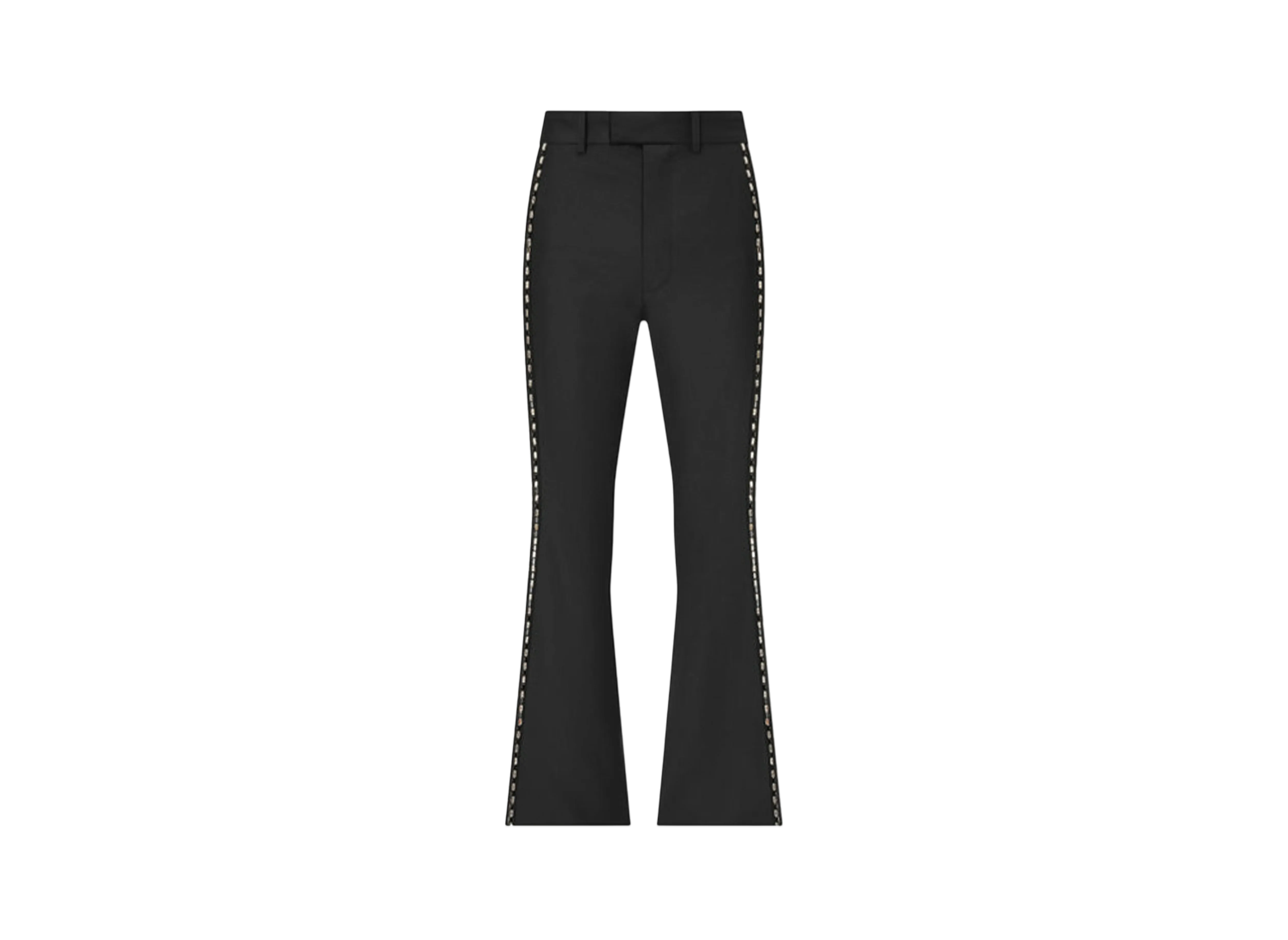 AMIRI Crystal Trim Creased Flare "Black"