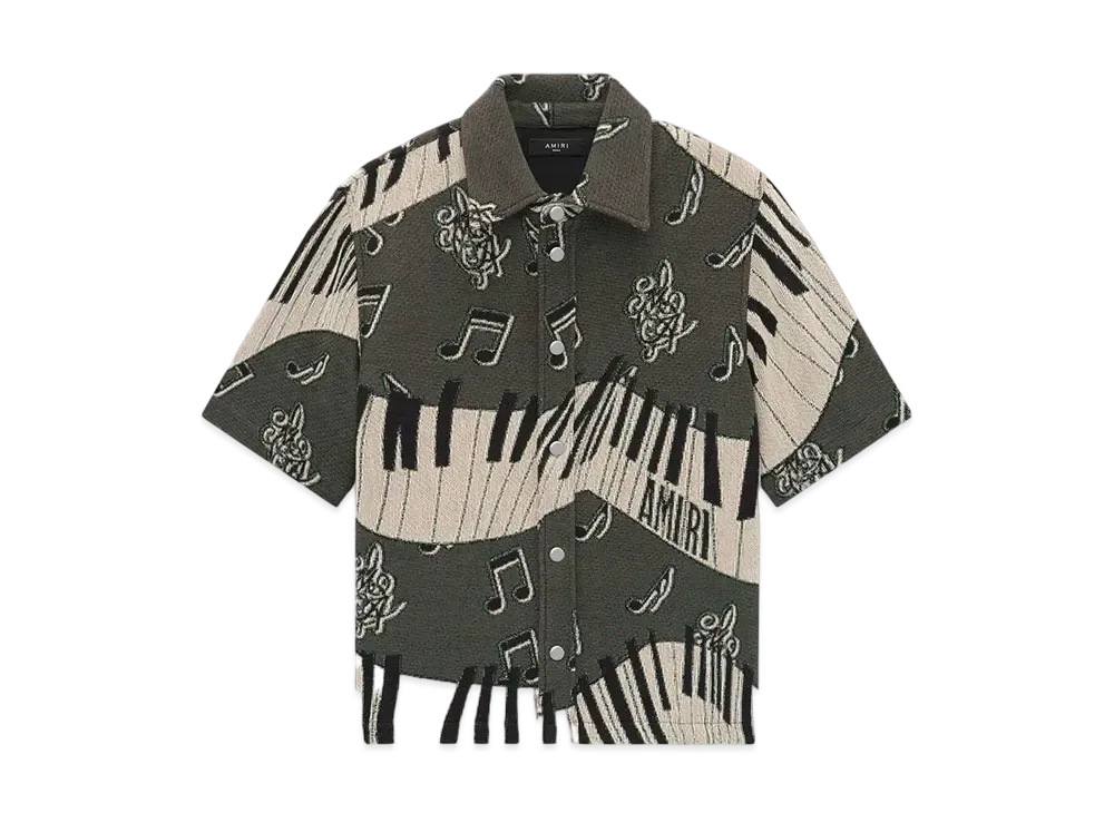 AMIRI Piano Keys Tapestry Shirt "Black"