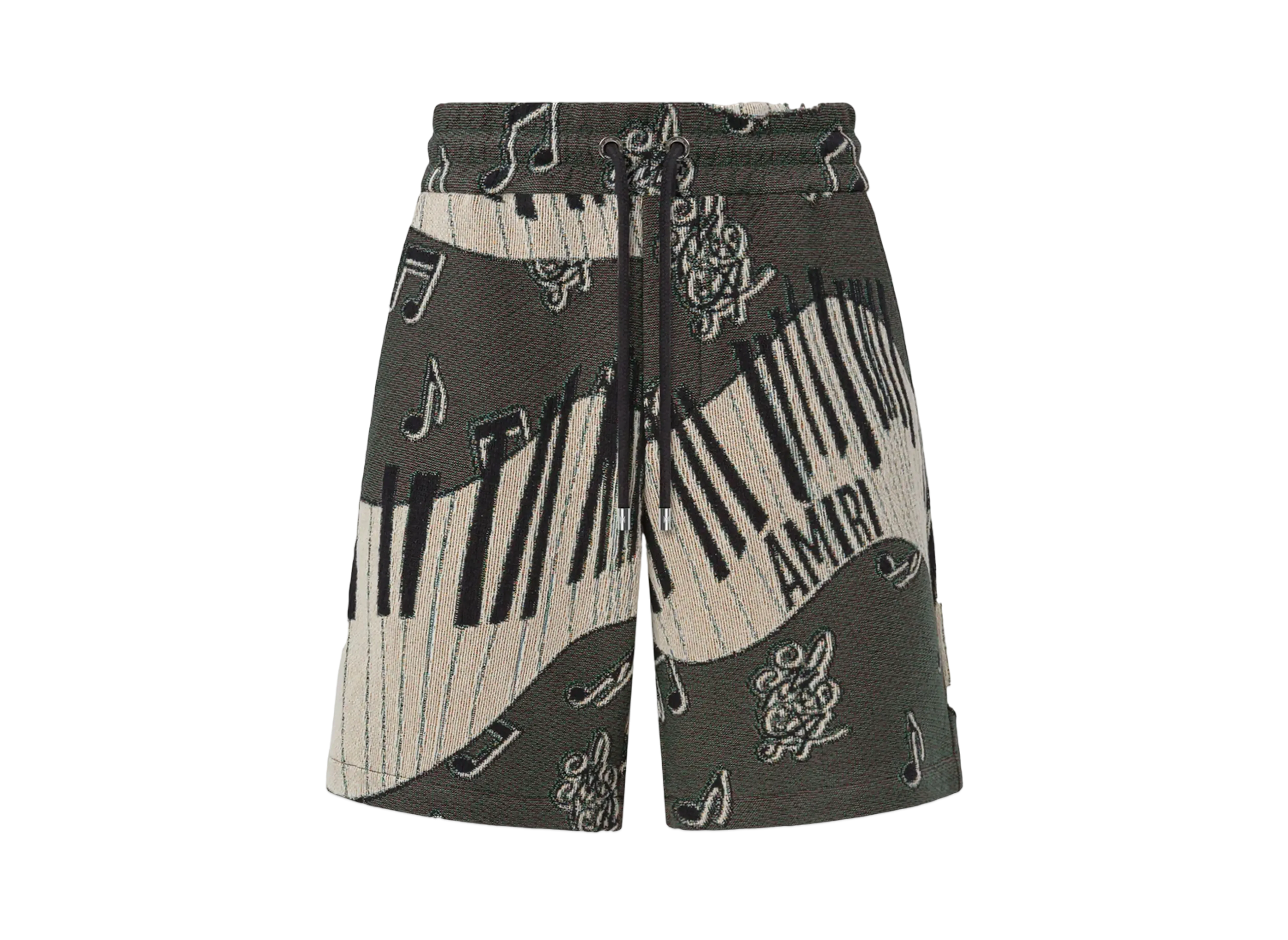 AMIRI Piano Keys Tapestry Short "Black"
