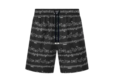 AMIRI Jazz Band Short "Black"