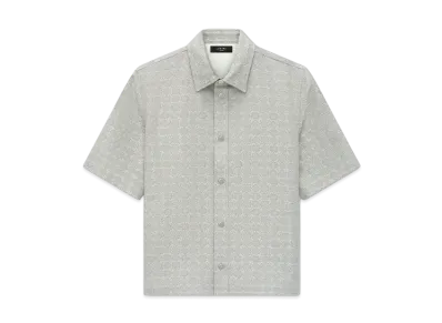 AMIRI Ma Quad Jacquard Shirt "Dusty Blue"