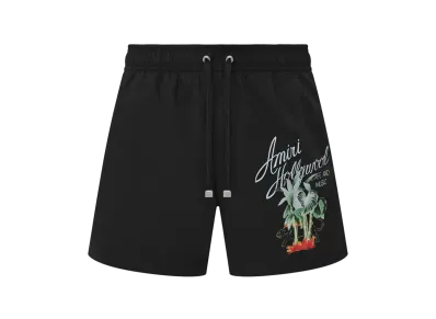 AMIRI Hollywood Swim Trunk "Black"