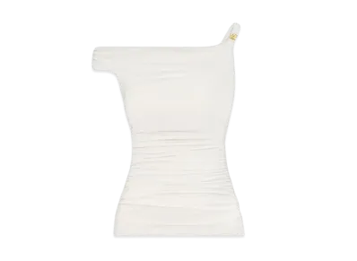 AMIRI Women's Off The Shoulder Top "Alabaster"