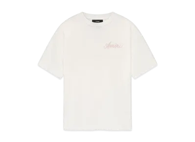 AMIRI Amiri Box Script Tee "Malibu Peach"